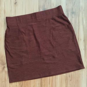 🚫SOLD Toad & Co Intermezzo skirt brick red
